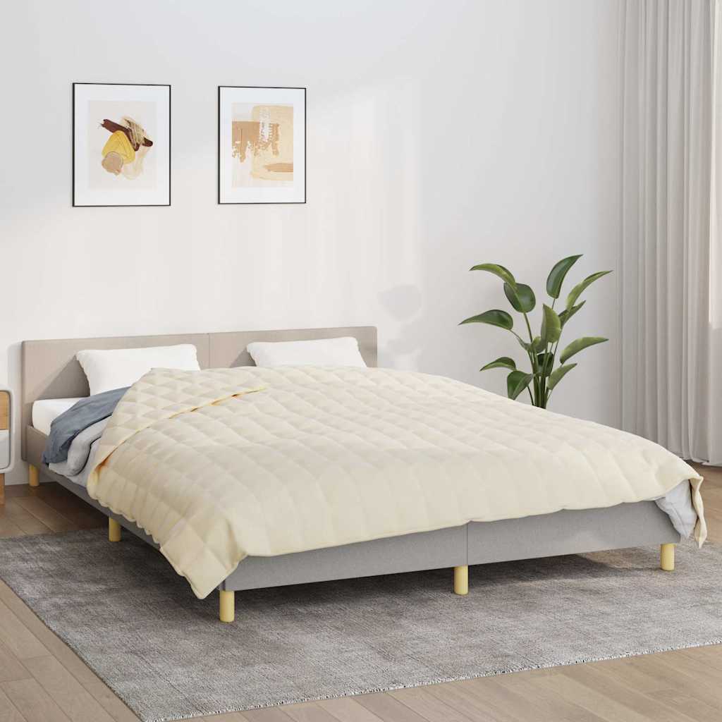 Gewichtsdecke Grau 122x183 cm 5 kg Stoff