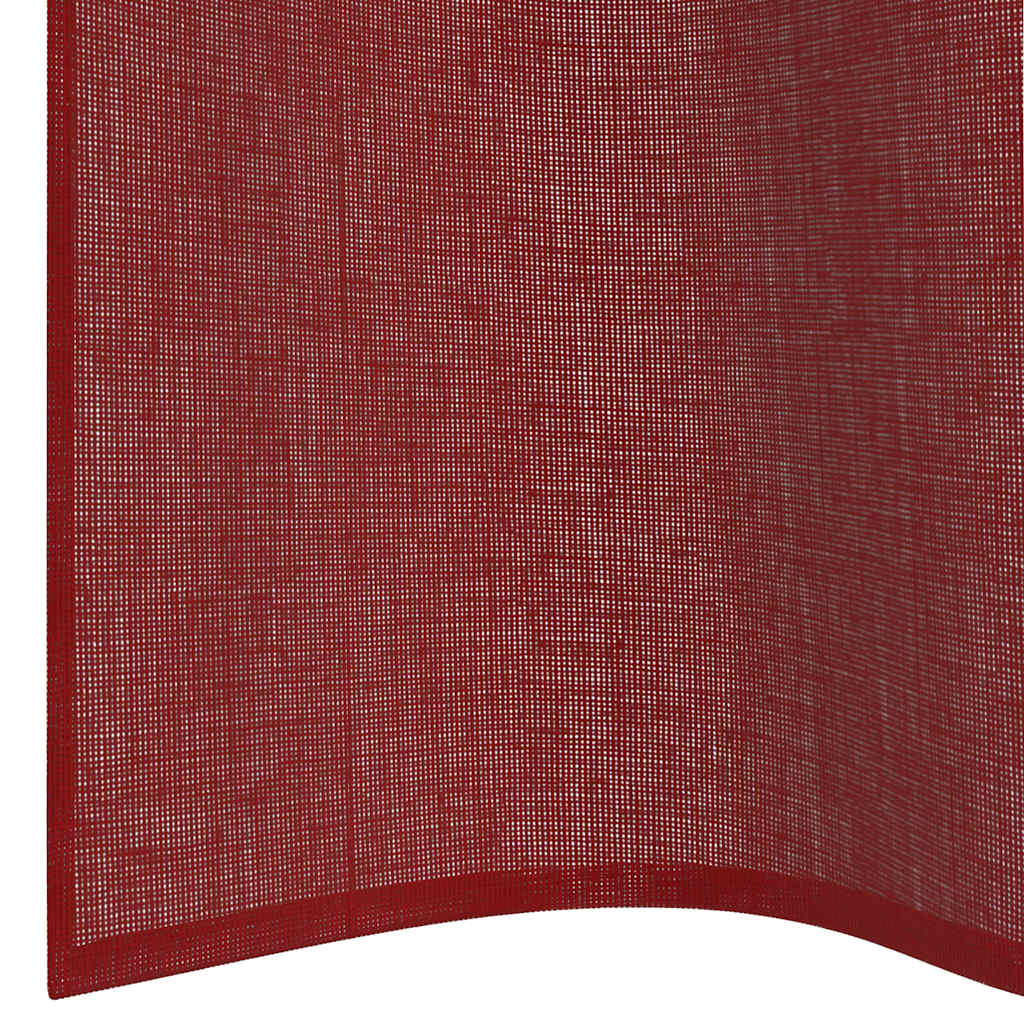 Voile Vorhänge mit Ösen 2 Stk. Apfelgrün 140x140 cm
