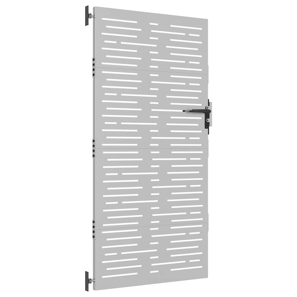 Gartentor 85x75 cm Cortenstahl Quadratisches Design