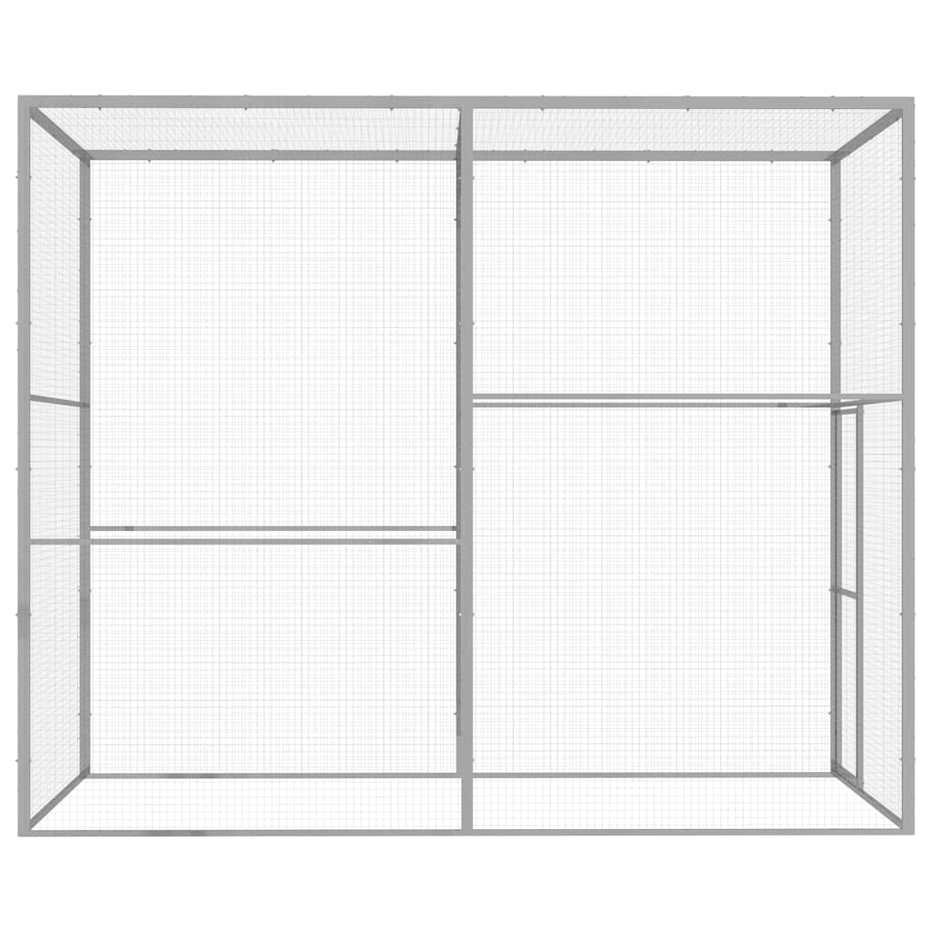 Katzenkäfig 1,5x1,5x1,5 m Verzinkter Stahl