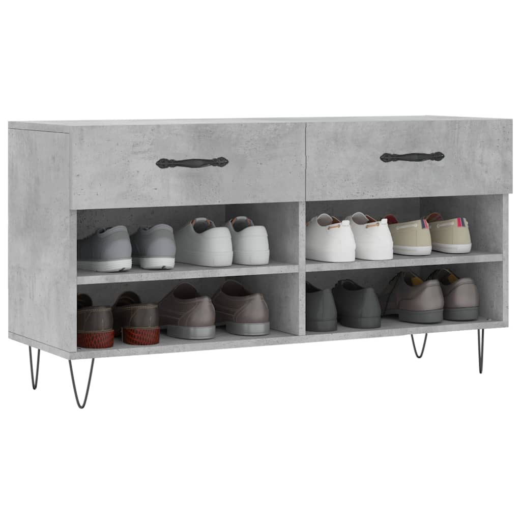 Schuhbank Weiß 102x35x55 cm Holzwerkstoff