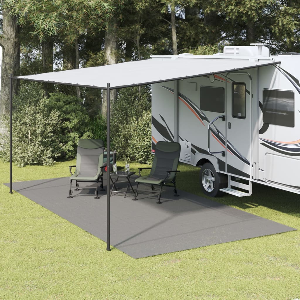 Zeltteppich Anthrazit 4x2 m