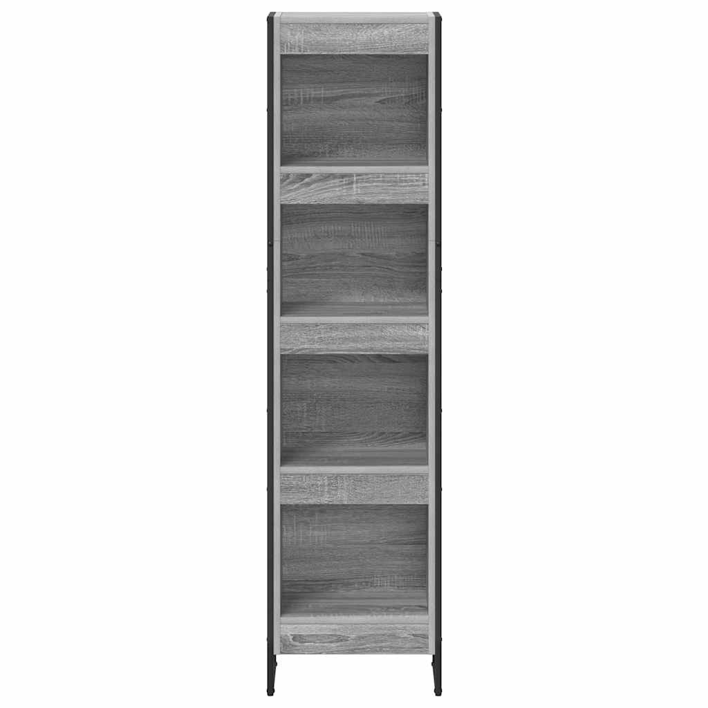 Bücherregal 2 pcs Schwarz Eichen-Optik 60 x 30 x 189,5 cm