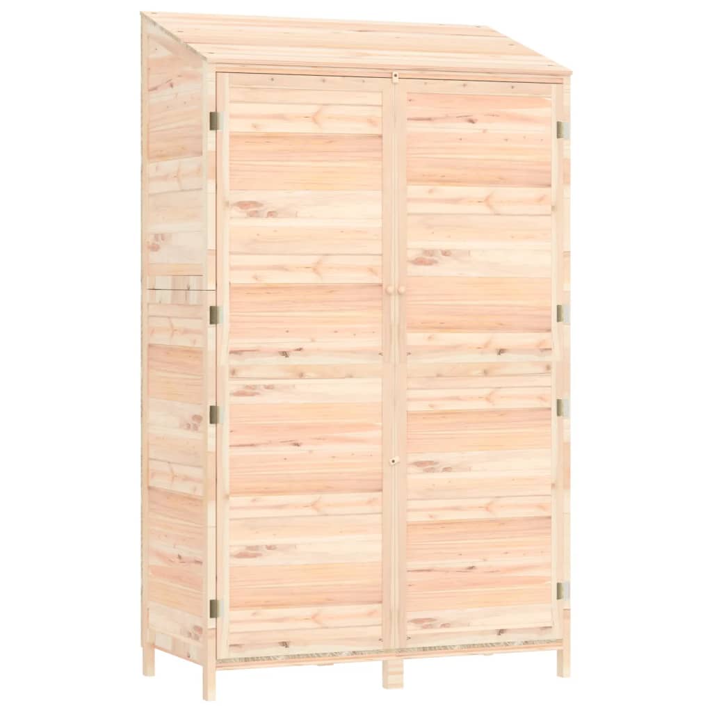 Geräteschuppen 55x52x174,5 cm Massivholz Tanne