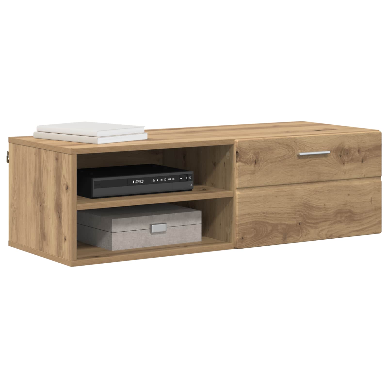 Highboard mit Regal FLORIN Weiß 60 x 35 x 182 cm Holzwerkstoff