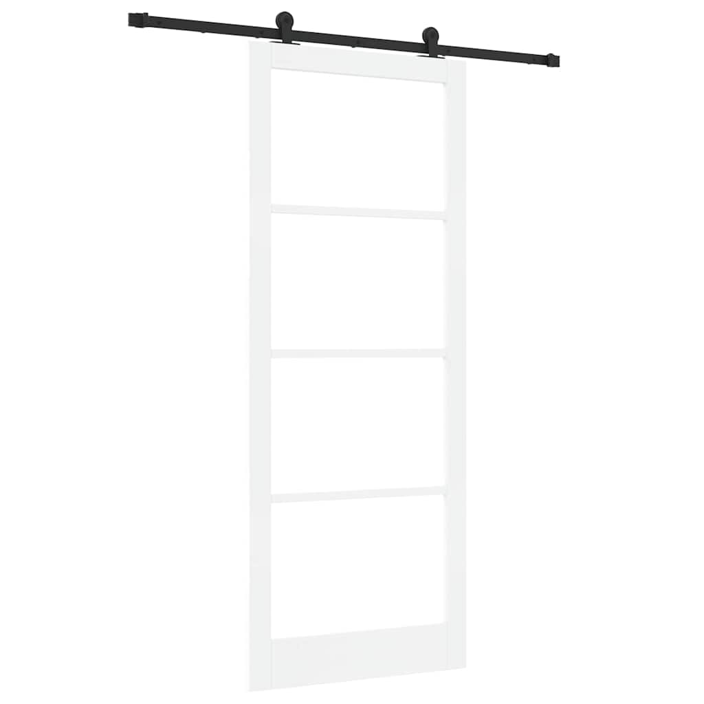Schiebetür ORKDAL Natürlich und Schwarz 61 x 198,5 cm