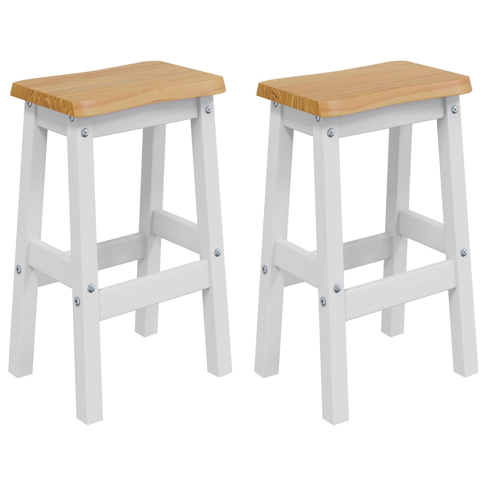 Hoher Barhocker EKAI 2 pcs Schwarz 40 x 29 x 63 cm