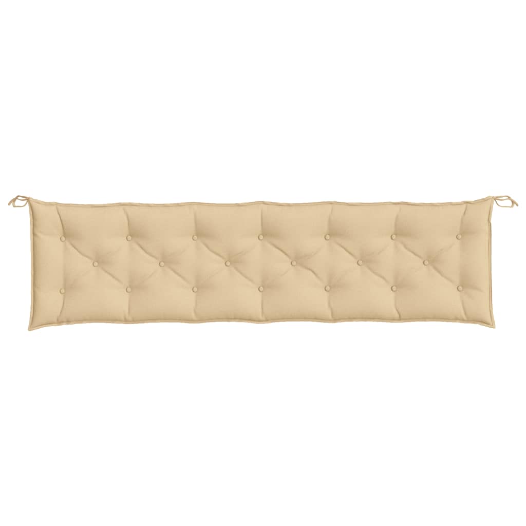 Gartenbank-Auflage Melange Anthrazit 100x50x7 cm Stoff
