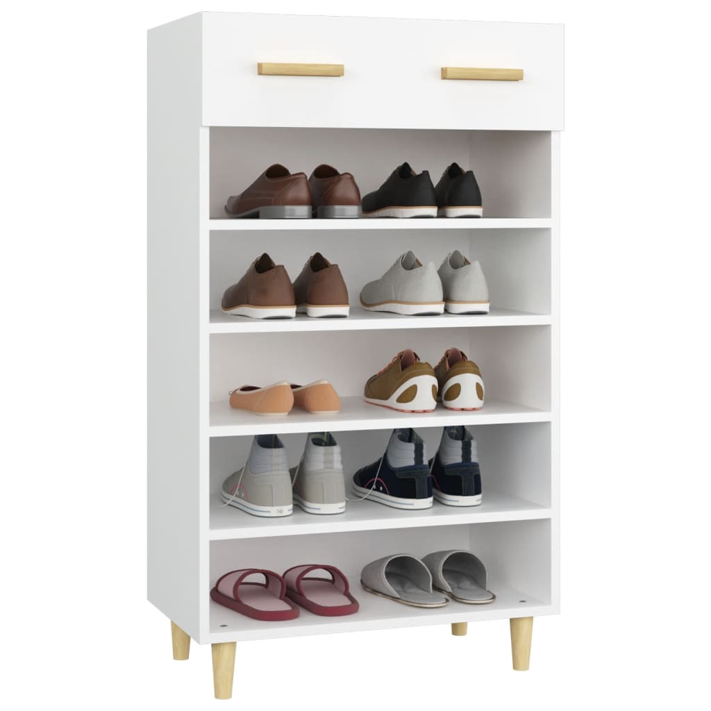 Schuhschrank mit Regal Altholz 60 x 35 x 105 cm Holzwerkstoff