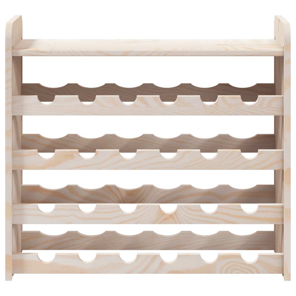 Weinregal 33x25x37 cm Massivholz Kiefer