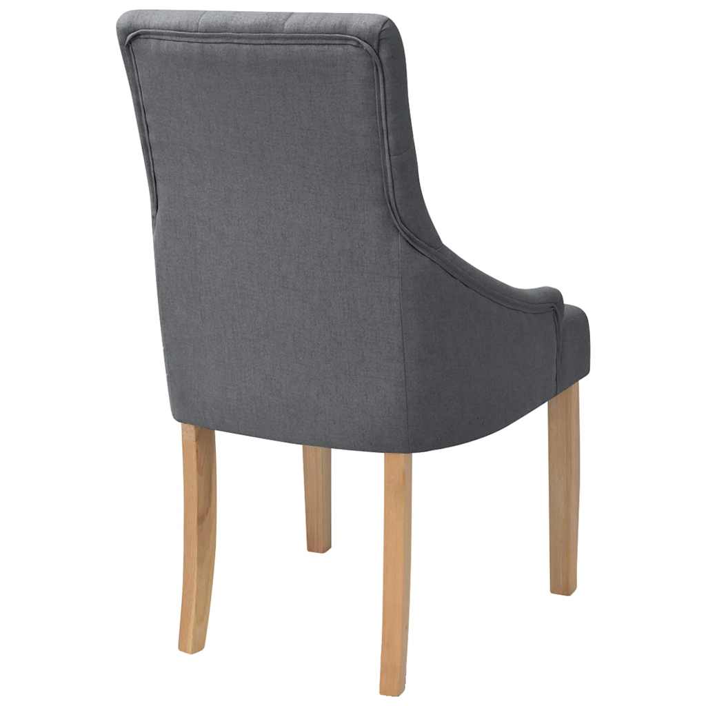 Esszimmerstühle 2 Stk. Creme Stoff
