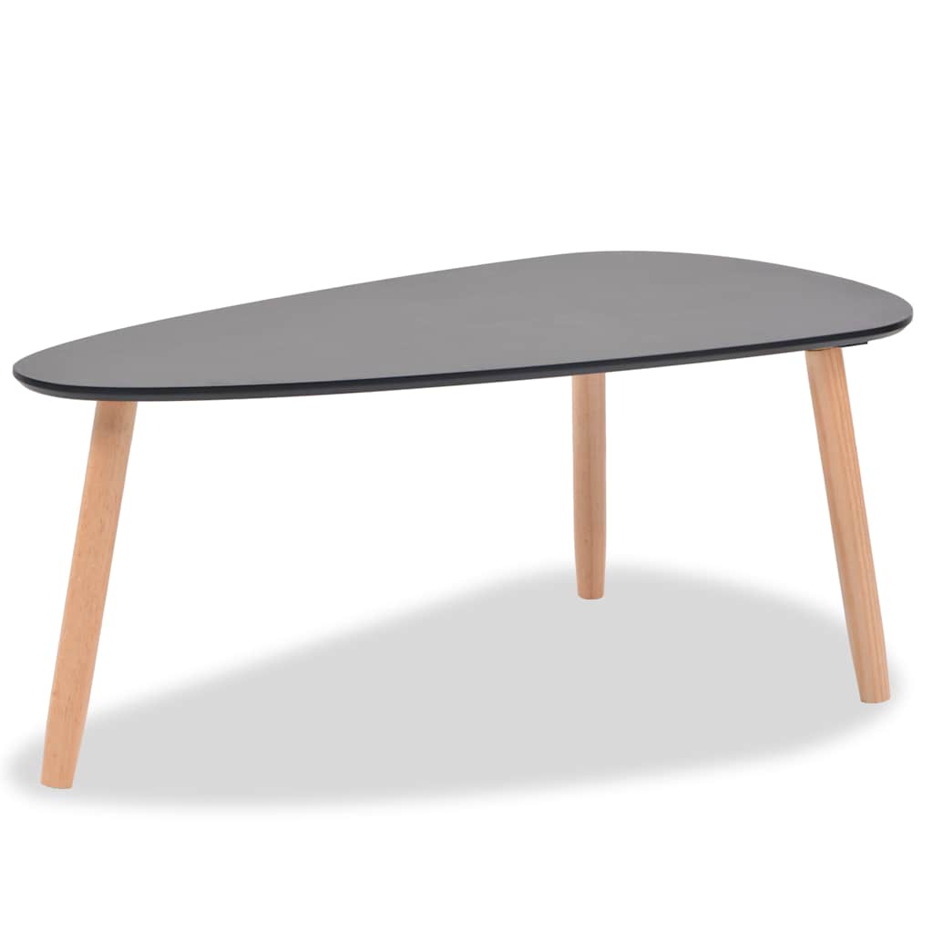 2-tlg. Couchtisch-Set Massivholz Kiefer Weiß