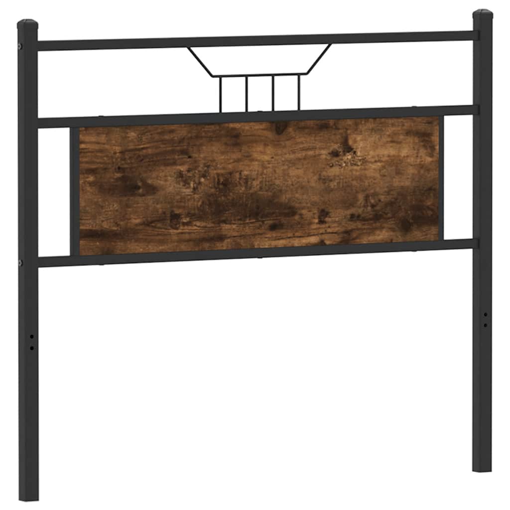 Ersatz-Kopfteil Räuchereiche 75 cm Holzwerkstoff und Stahl