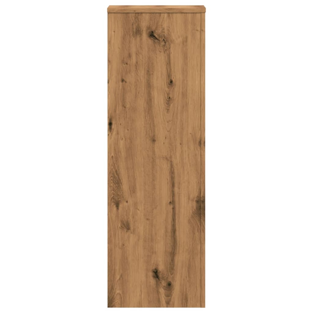 Pflanzenständer 2 Stk. Weiß 33x33x100 cm Holzwerkstoff