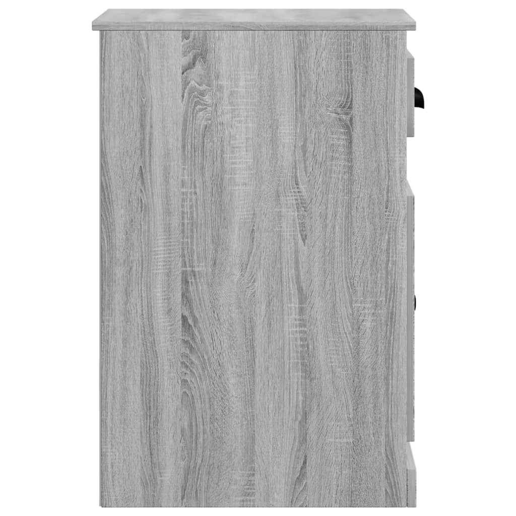 Beistellschrank mit Schublade Weiß 40x50x75 cm Holzwerkstoff