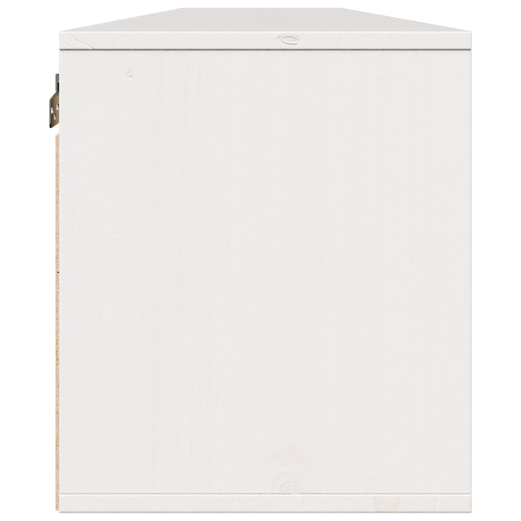 Wandschrank 100x30x35 cm Massivholz Kiefer