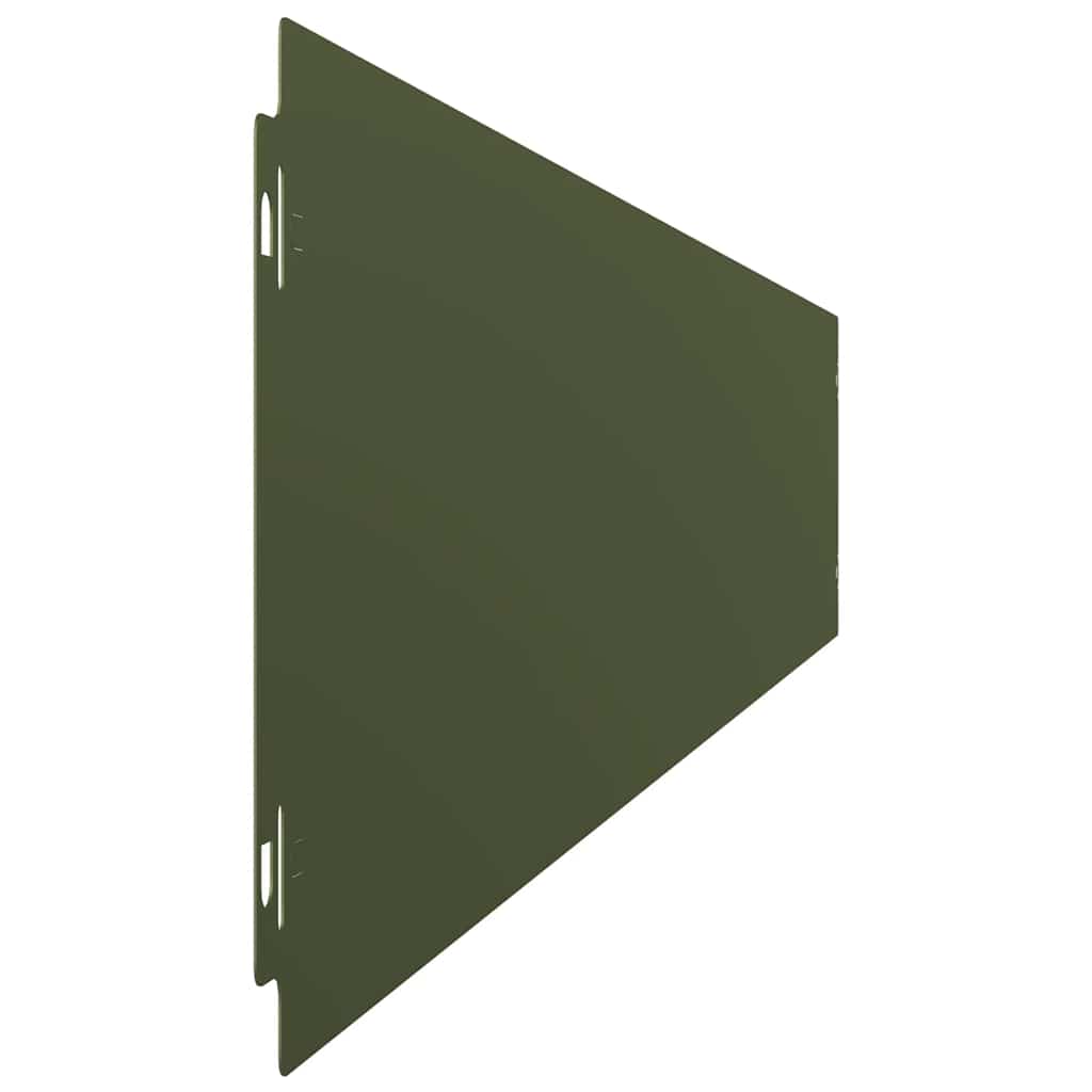 Raseneinfassung 10 pcs 10 x 103 cm Wetterfeststahl Rostig