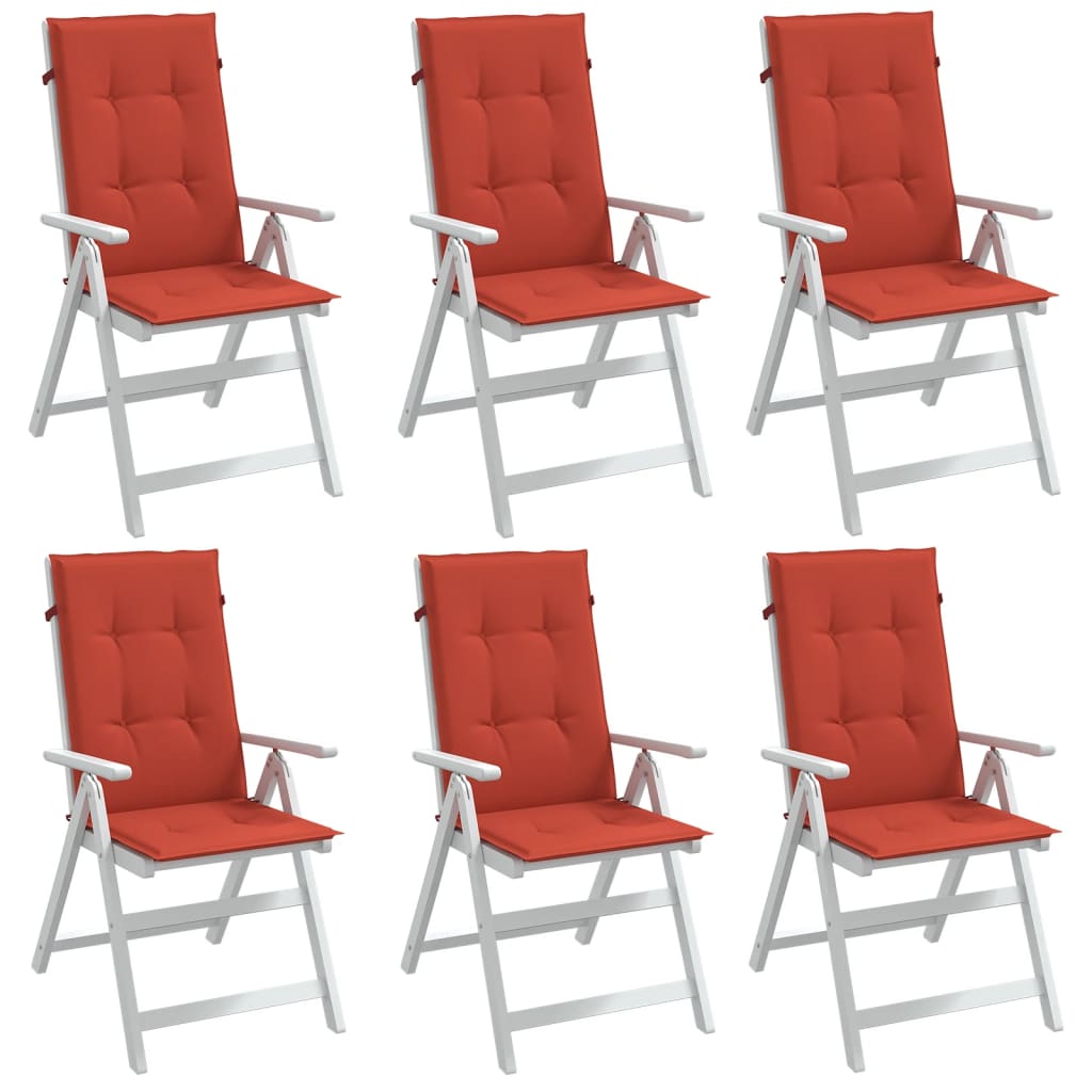 Hochlehner-Auflagen 2 Stk. Melange Anthrazit 120x50x7cm Stoff