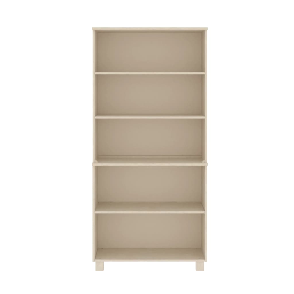 Highboard HAMAR Massivholz Kiefer Hellgrau