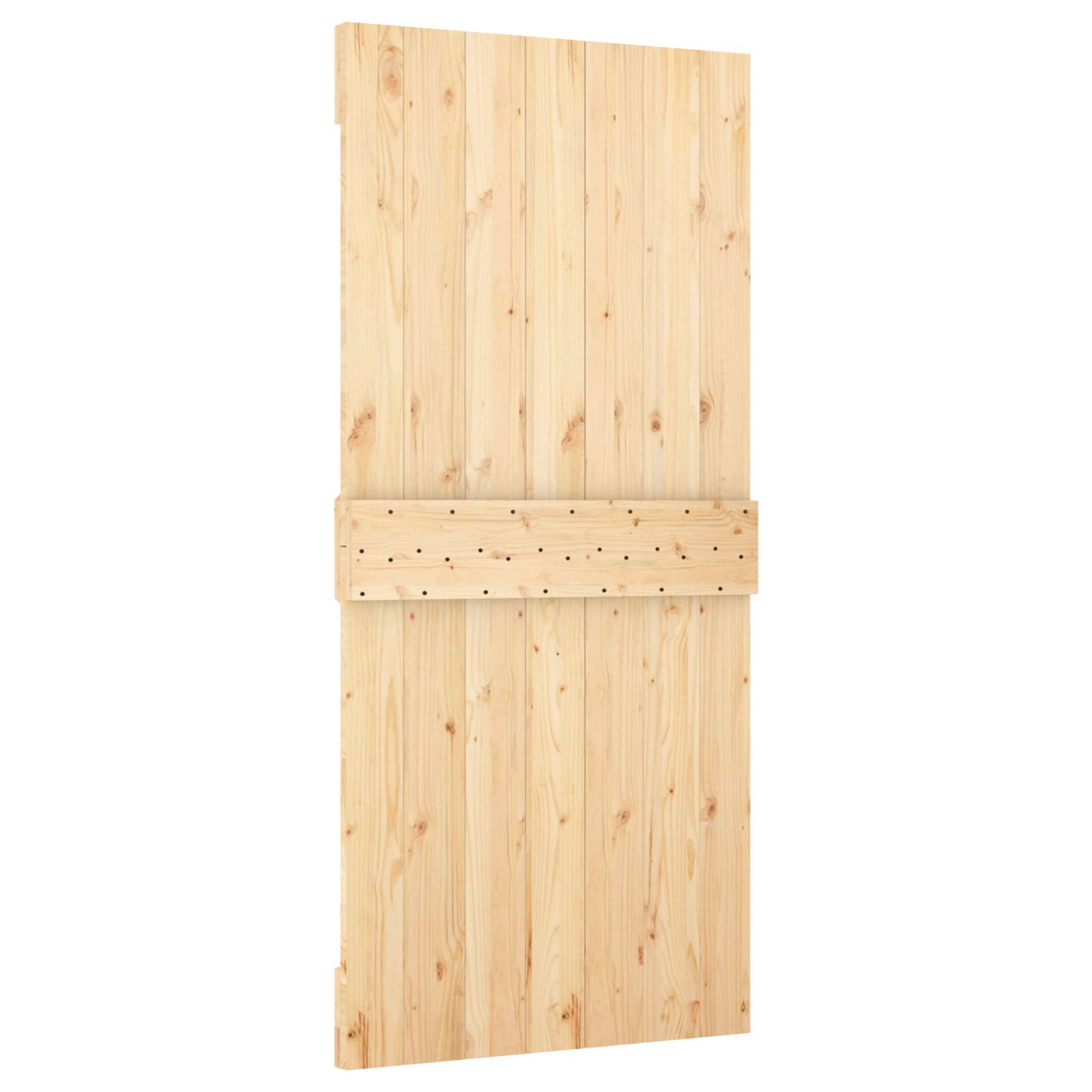 Tür NARVIK Natur 80 x 210 cm Massivkiefer