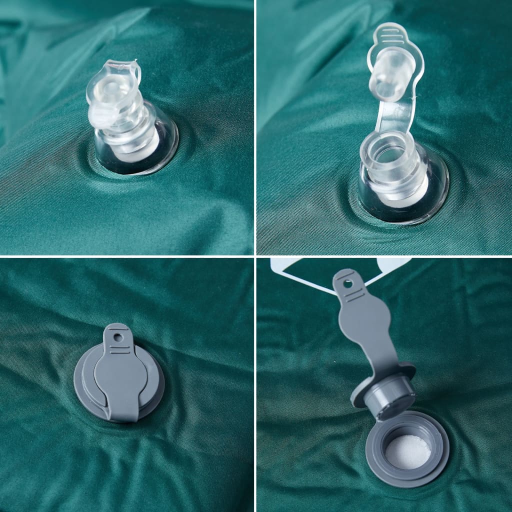 Selbstaufblasende Isomatte mit Kissen Grau
