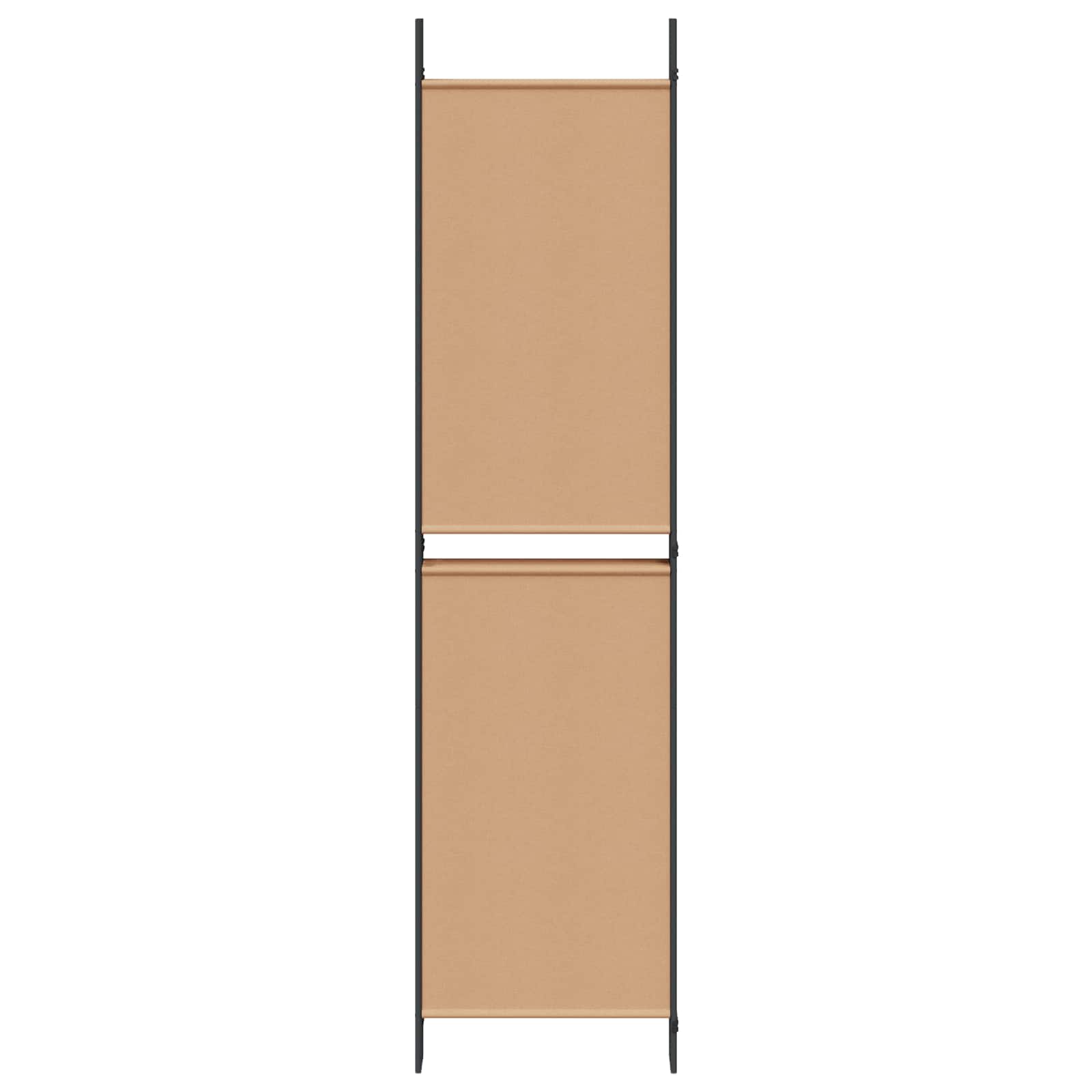 3-teiliger Raumteiler Beige 150 x 180 cm Stoff