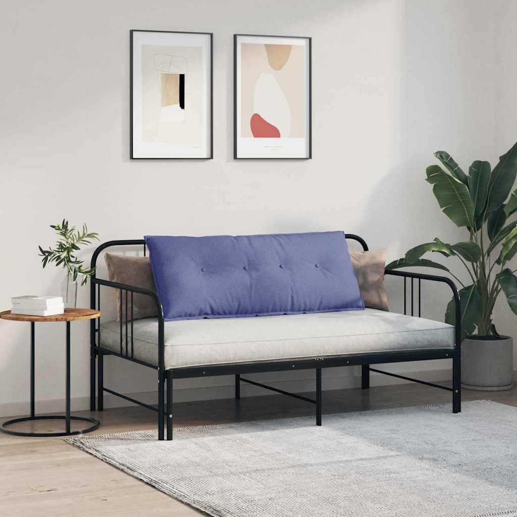 Rückenkissen Hellgrau 50 x 19 x 45 cm Stoff