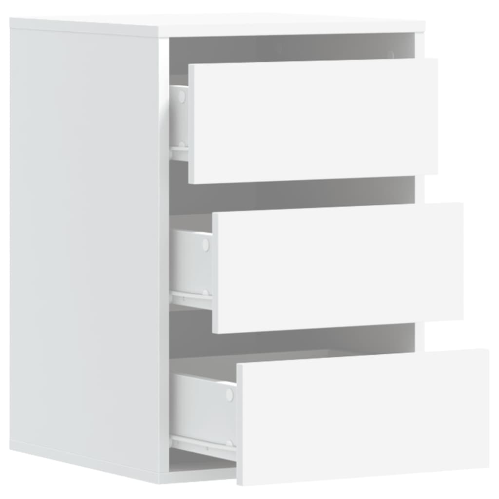 Schubladenschrank Schwarz Eichen-Optik 41 x 40 x 58 cm