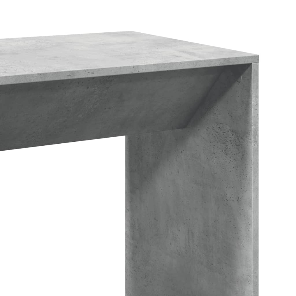 Bartisch Schwarz Eichen-Optik 102 x 50 x 103,5 cm Holzwerkstoff