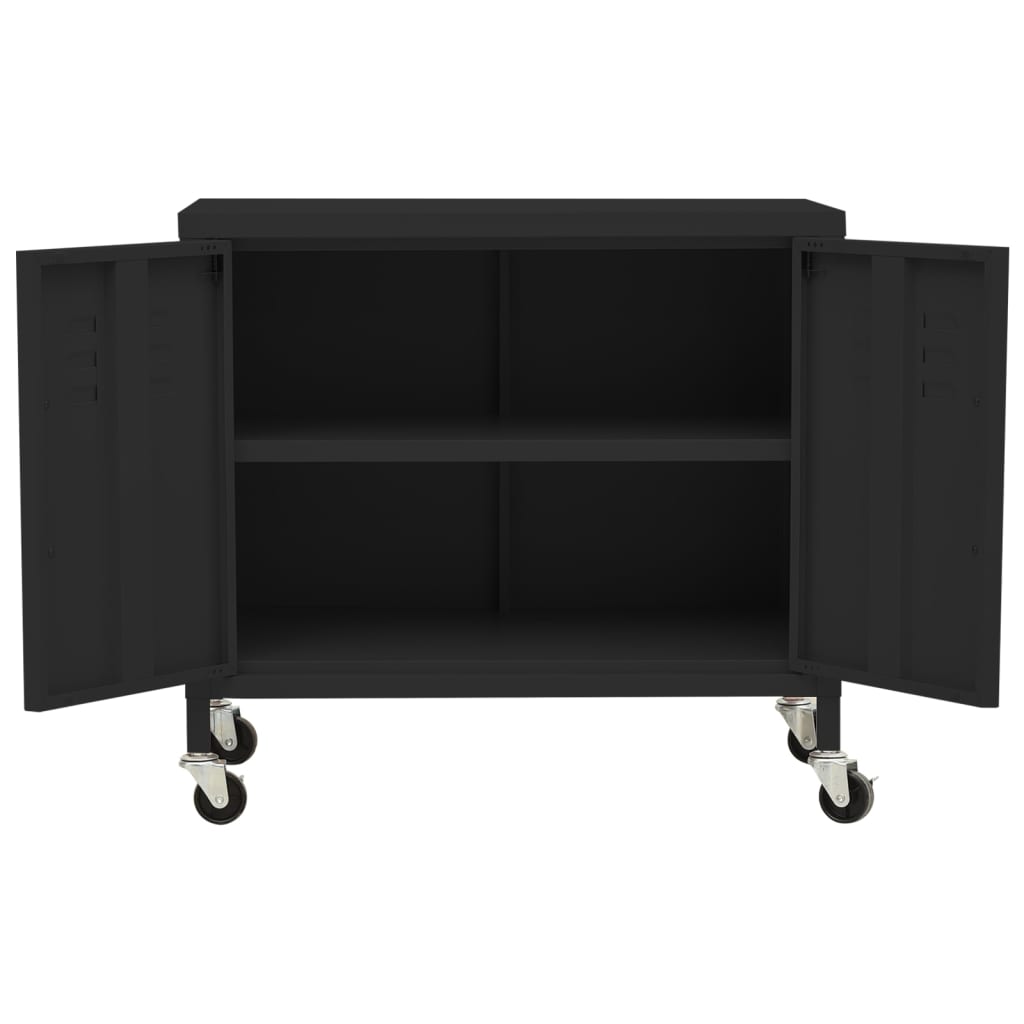 Lagerschrank Olivgrün 60x35x56 cm Stahl