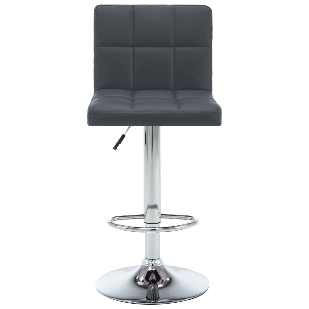 Barhocker 2 Stk. Weinrot Kunstleder