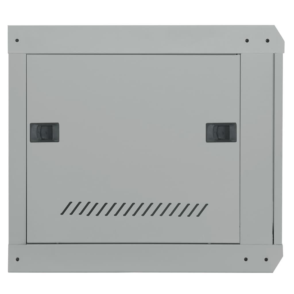 Netzwerkschrank mit Speicher Grau 60 x 45 x 28 cm Stahl