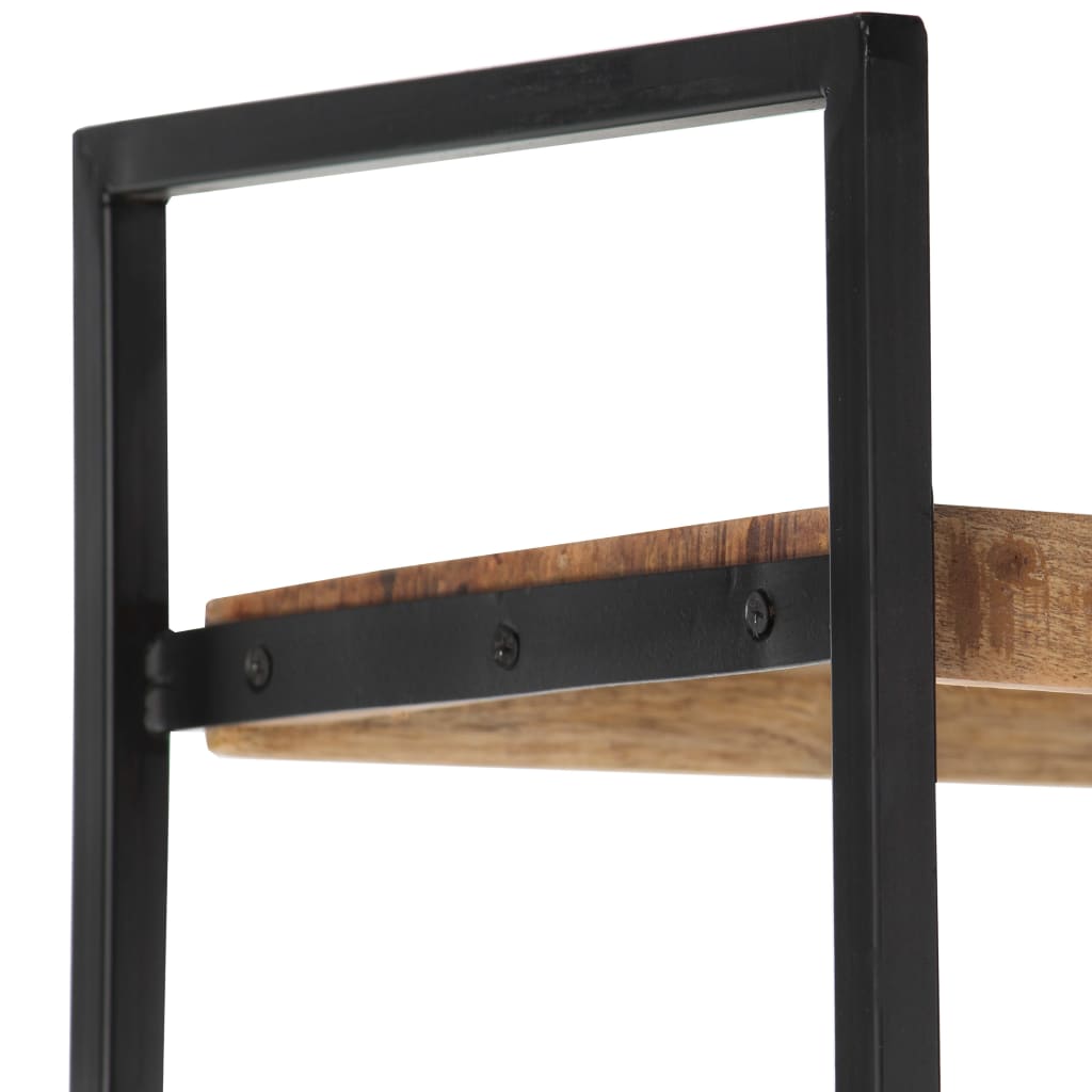 Bücherregal 4 Ebenen 80x30x180 cm Altholz Massiv