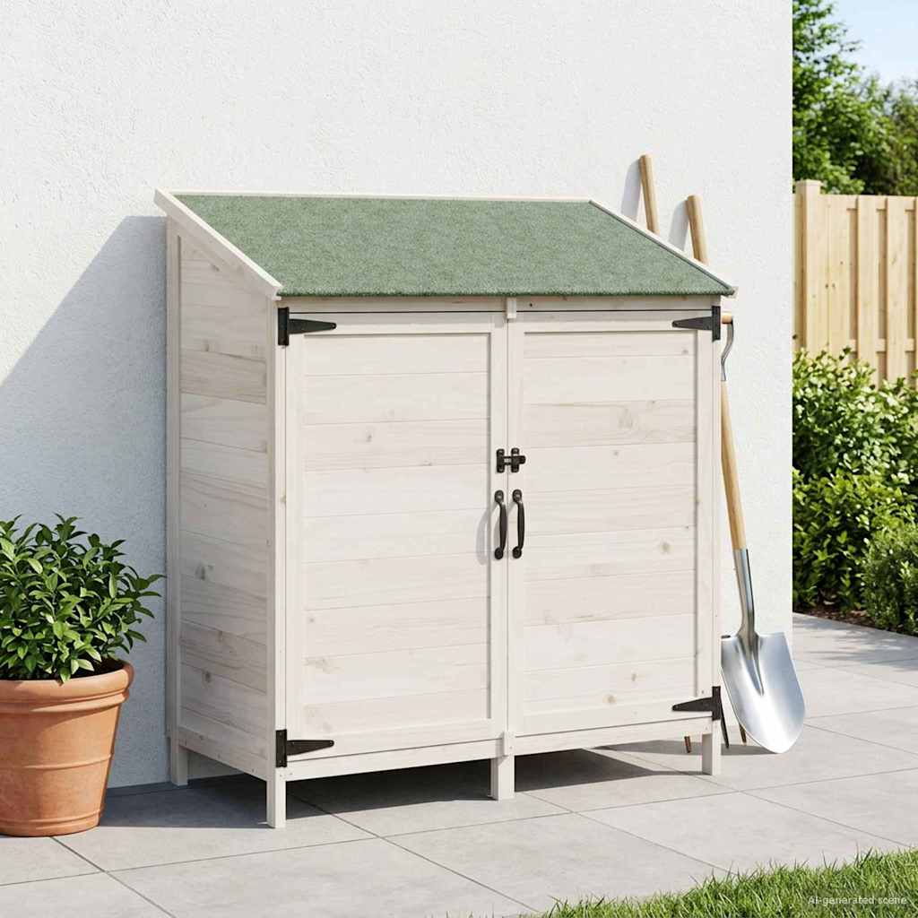 Gartenschuppen Natur 59 x 56 x 113,5 cm Massivholz aus Fichte