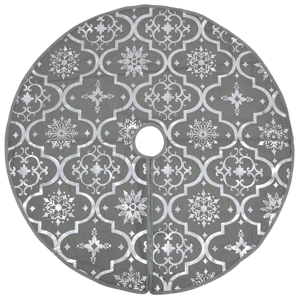 Luxus-Weihnachtsbaumdecke mit Socke Blau 150 cm Stoff