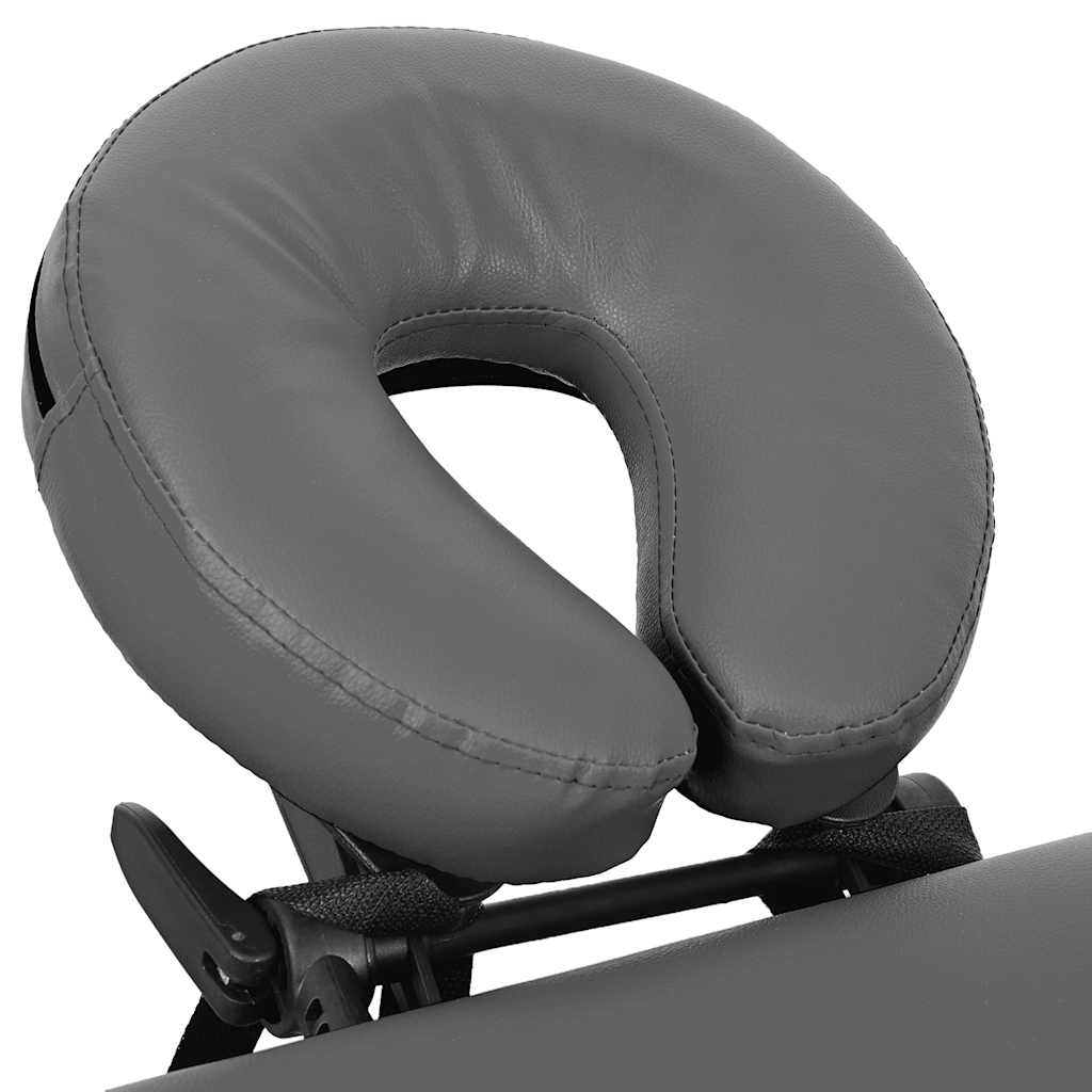 Massagetisch mit Aluminiumrahmen, faltbar 4 Zonen Blau
