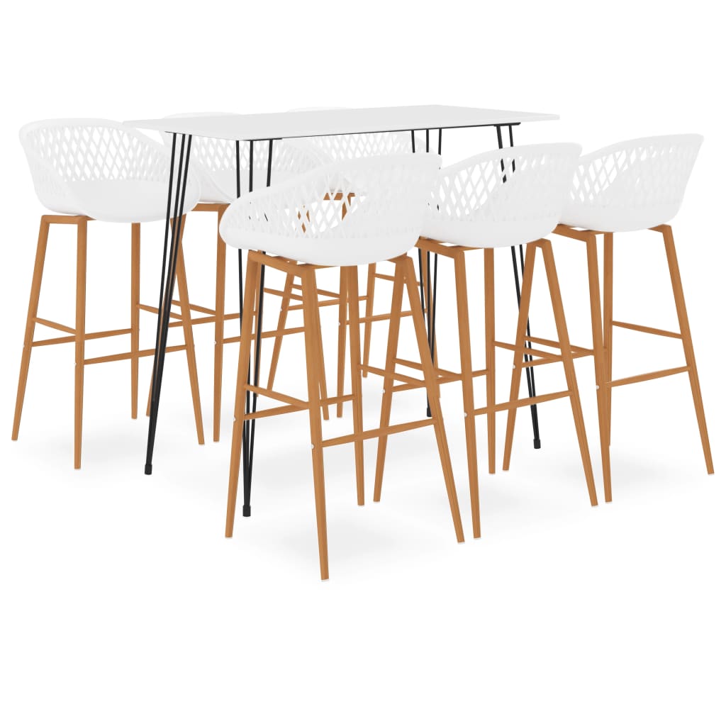 7-tlg. Bar-Set Schwarz