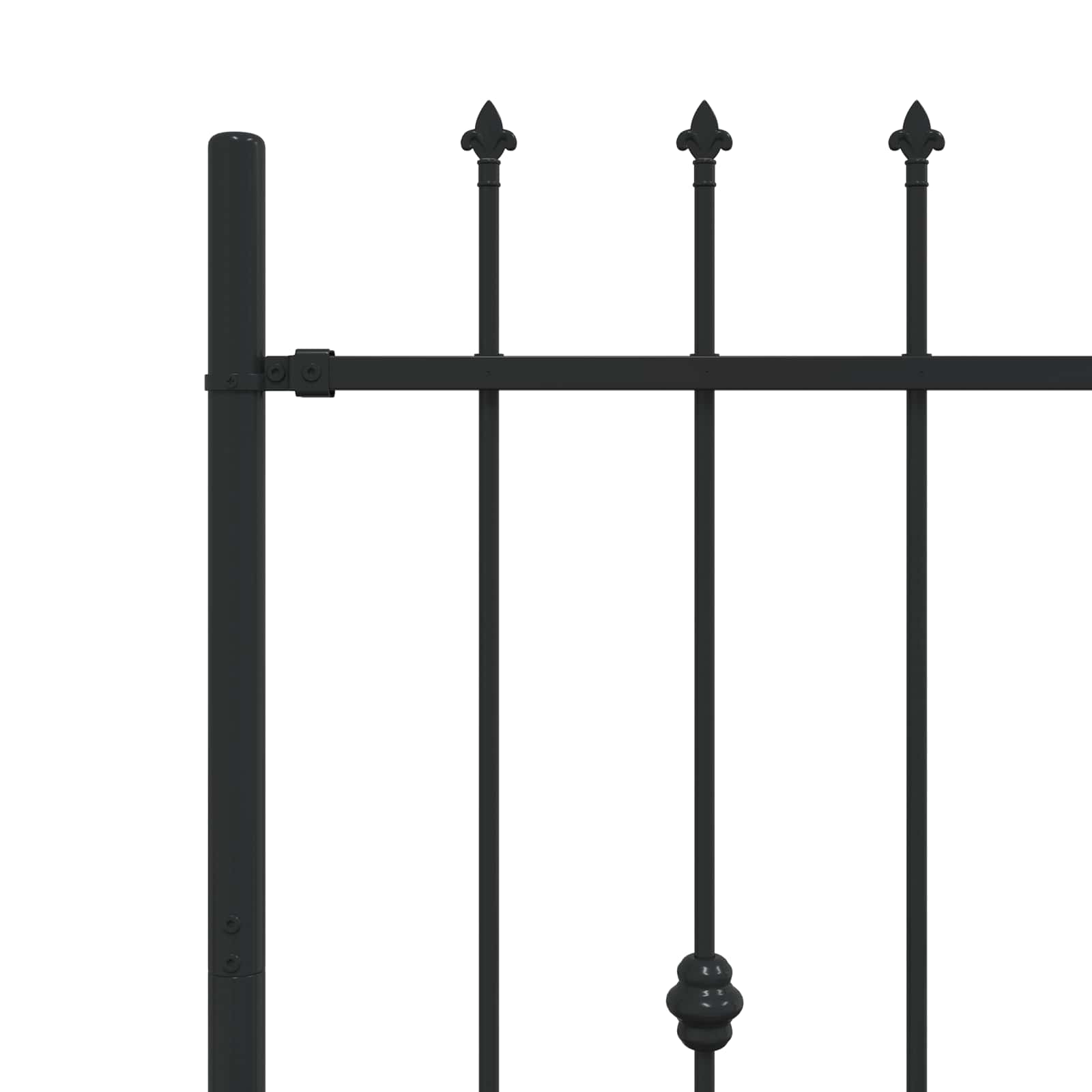 Spießzaun Asten Schwarz