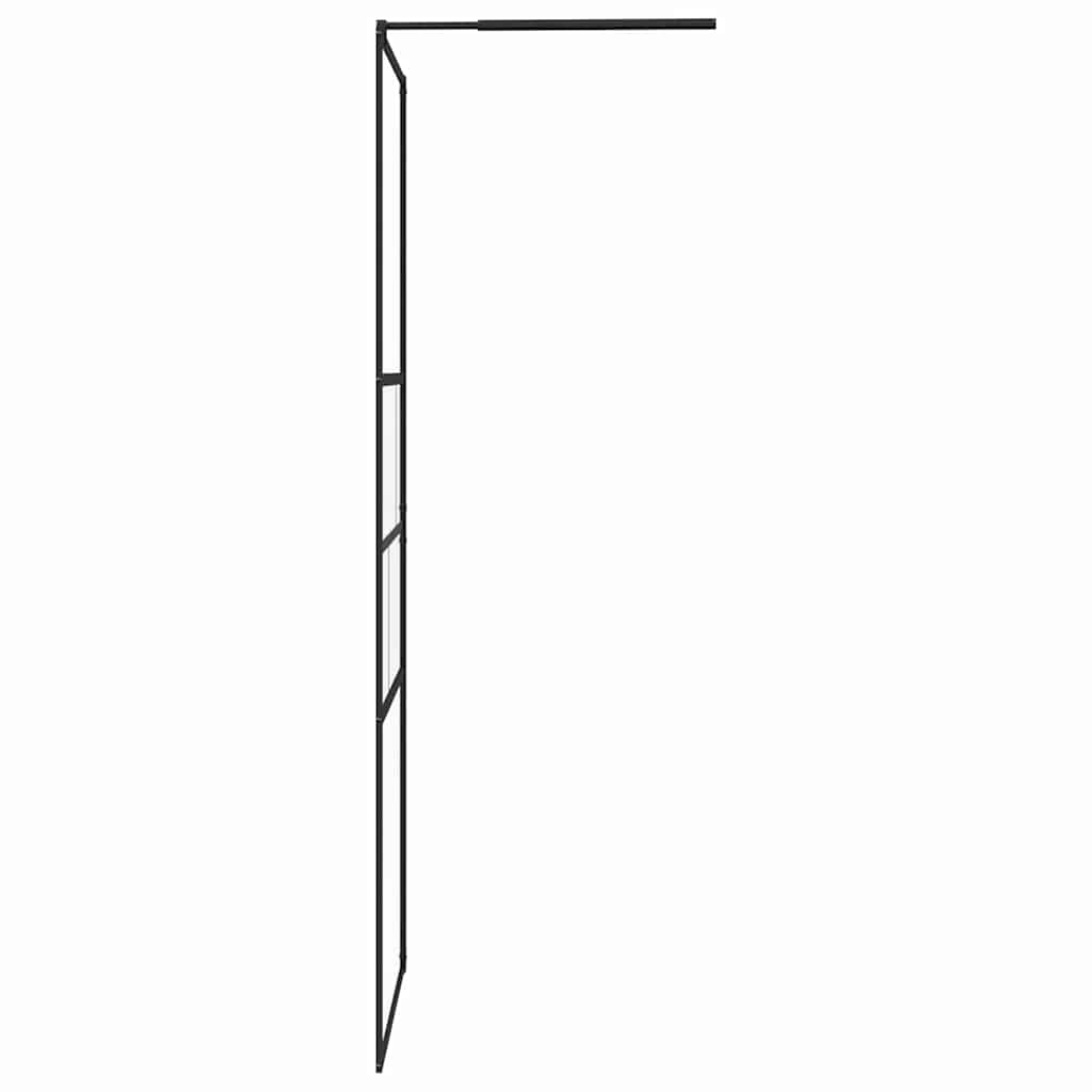 Duschwand für Begehbare Dusche mit Klarem ESG-Glas 80x195 cm