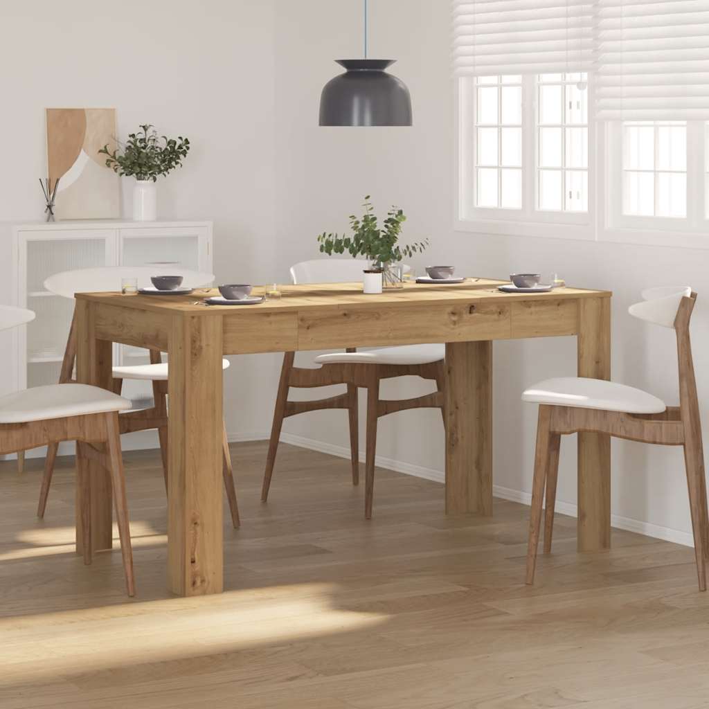 Esstisch Weiß 140x74,5x76 cm Holzwerkstoff