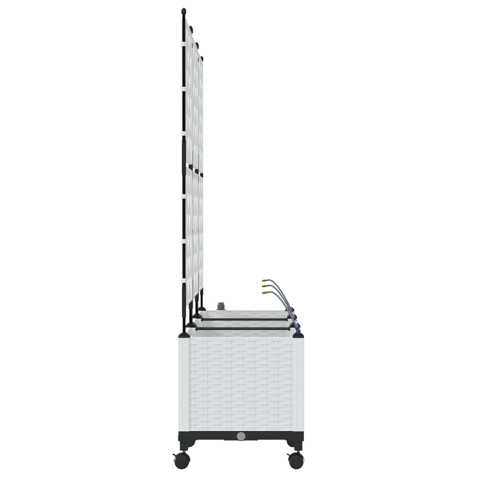Garten-Pflanzgefäß 4 Stk. Braun 160 x 40 x 22 cm PP