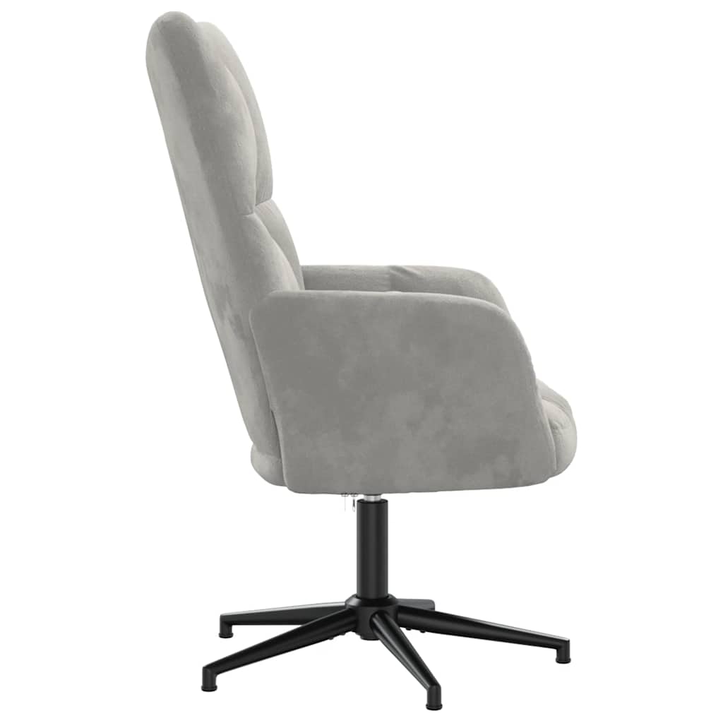 Relaxsessel Dunkelgrau Samt