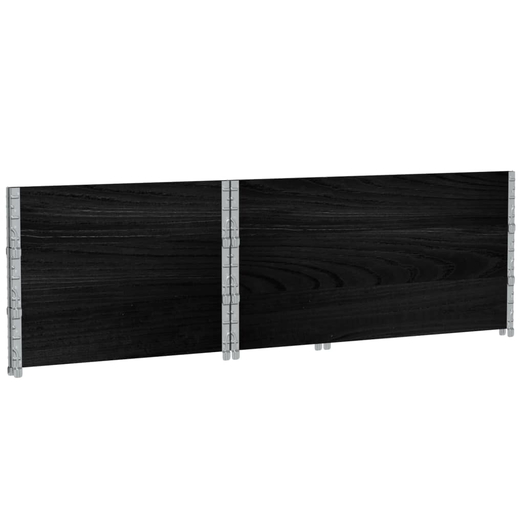 Pflanzkasten Grau 150x100 cm Massivholz Kiefer