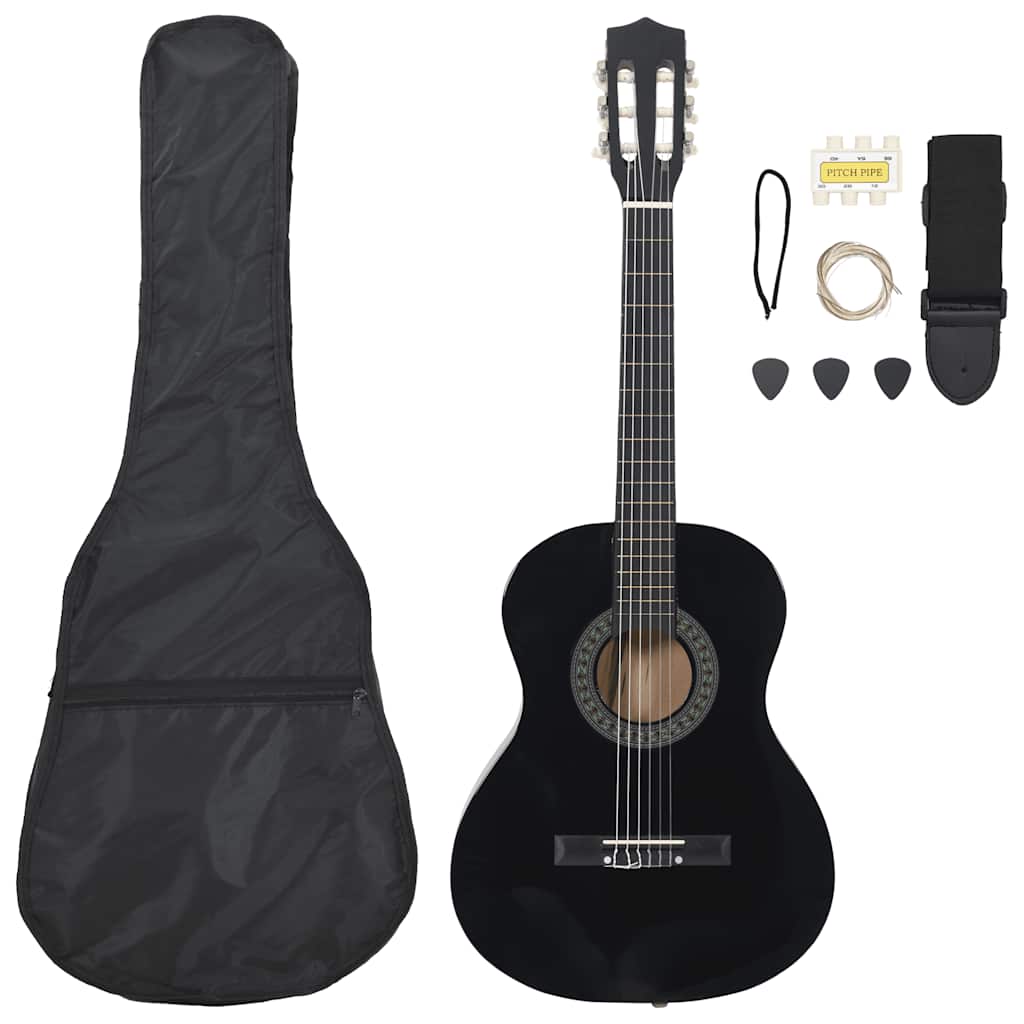 12.-tlg. Klassische Gitarre Set für Anfänger 4/4 39