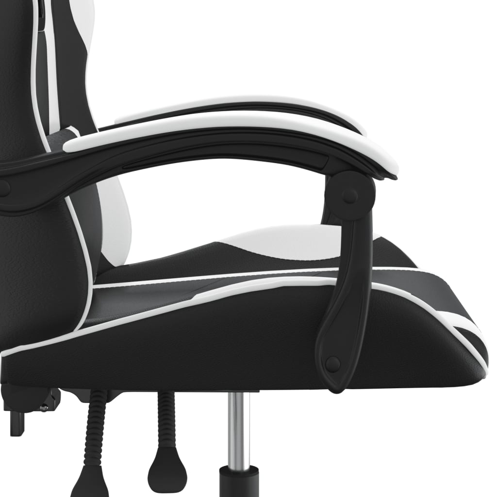 Gaming-Stuhl Schwarz und Golden Kunstleder