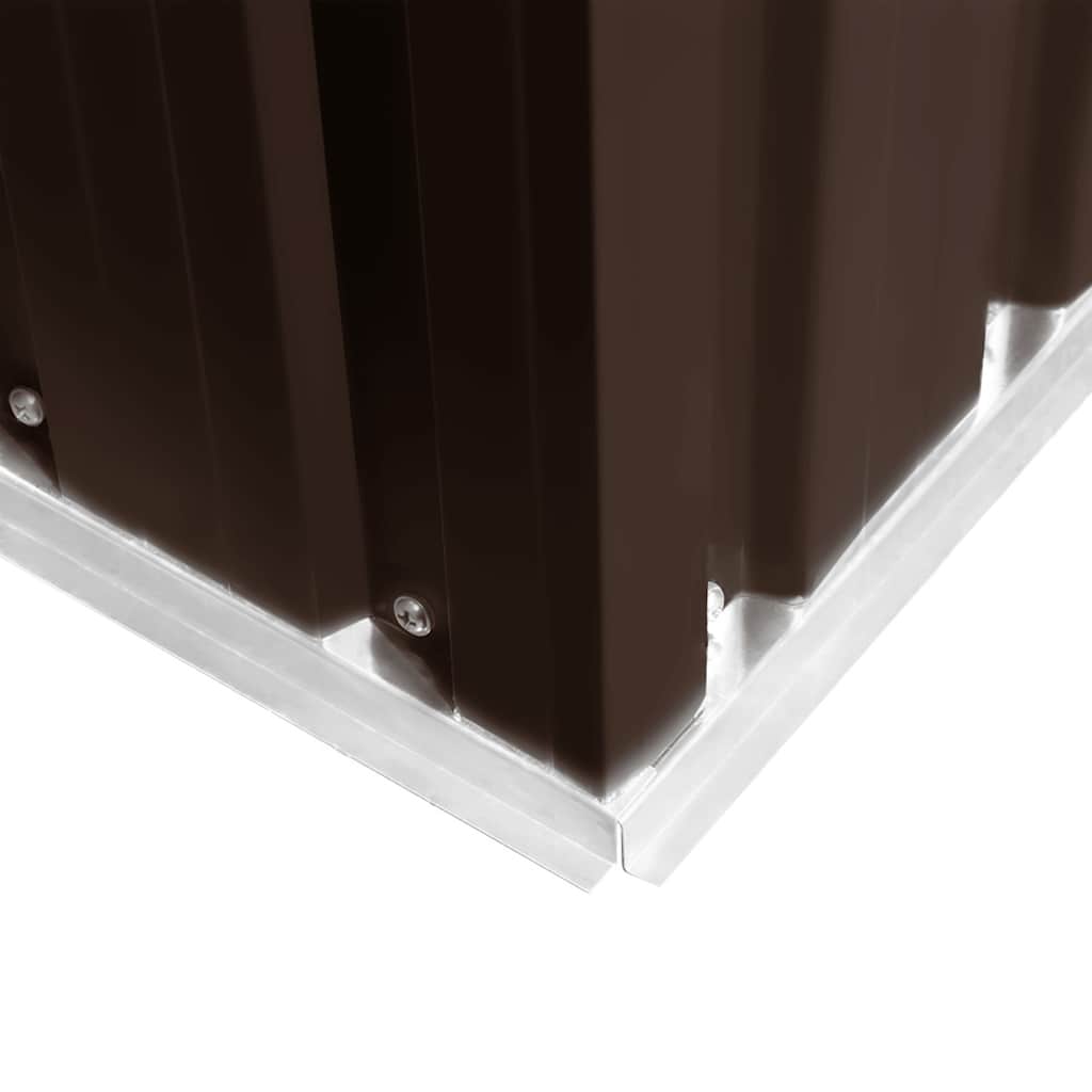 Geräteschuppen Anthrazit Stahl 257x205x178 cm