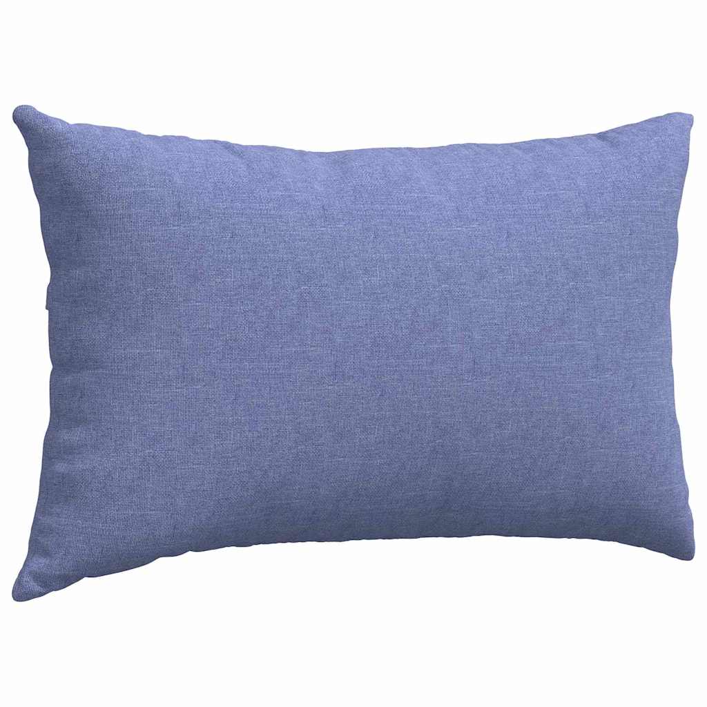 Sofakissen 2 pcs Hellgrau 50 x 30 cm Stoff