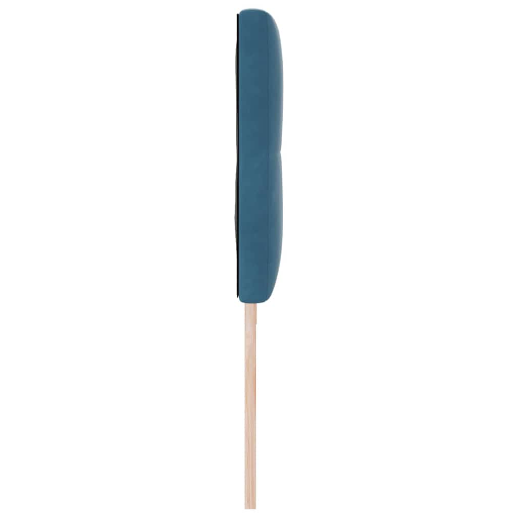 Kopfteil Hellgrau 80 cm Samt