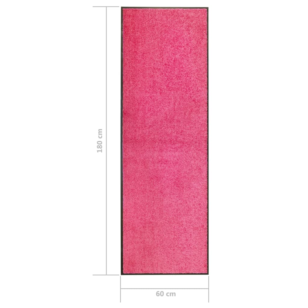 Fußmatte Waschbar Anthrazit 120x180 cm
