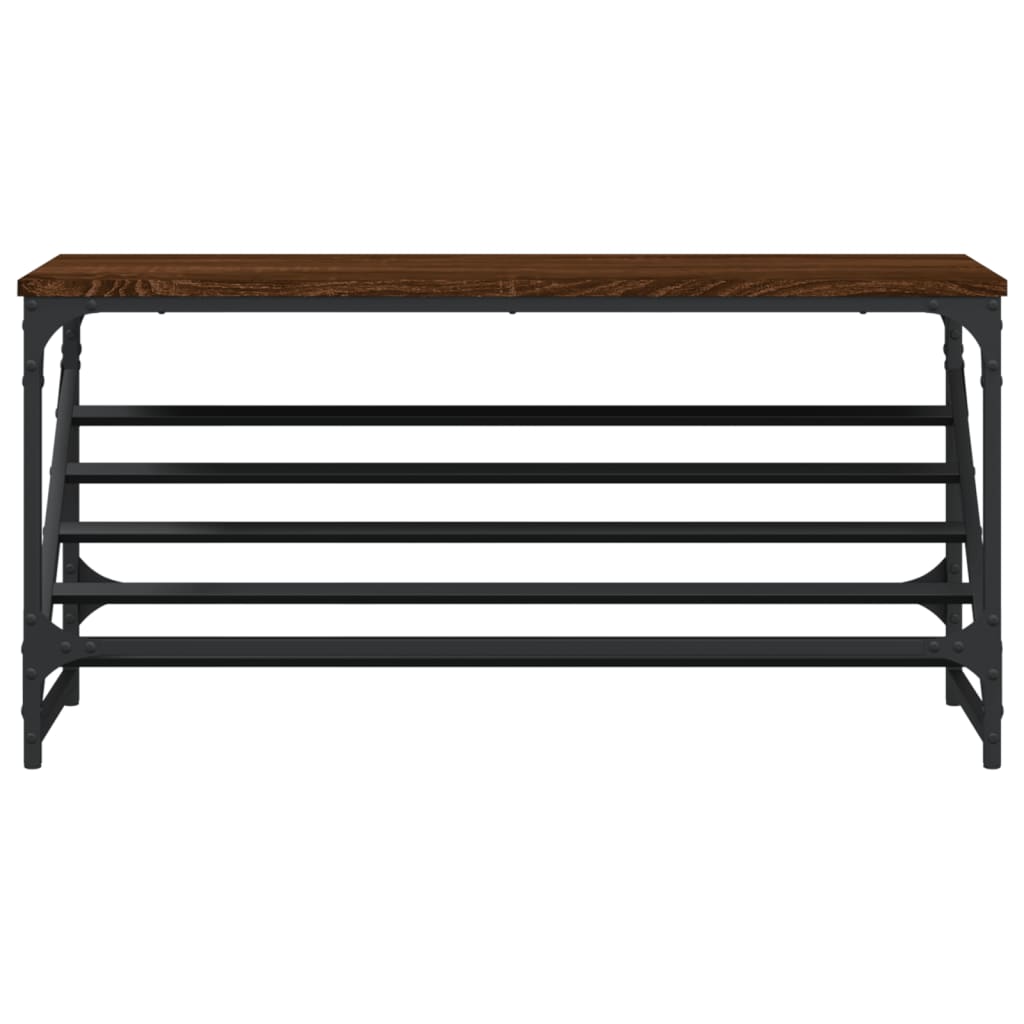 Schuhregal Schwarz 60x30x45 cm Holzwerkstoff
